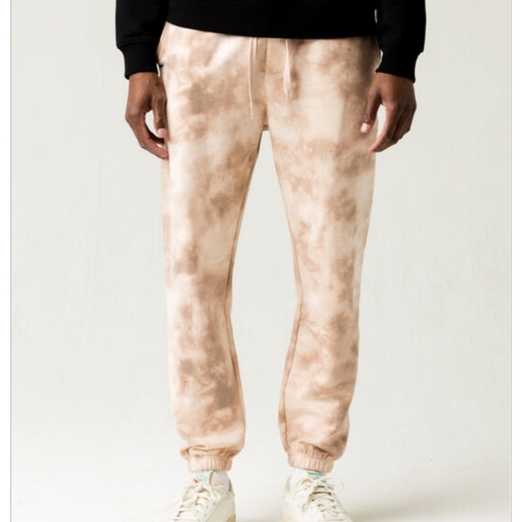 RSQ Tie Dye Mens Rose Jogger Sweatpants 🆕️ - Picture 2 of 7